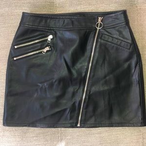 Leather Mini Skirt